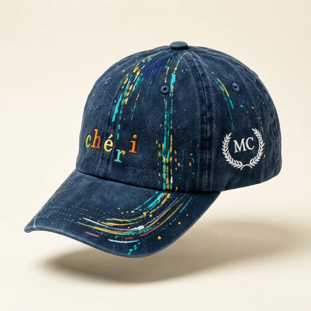 NAVY CHÉRI CAP — image 1 of 2