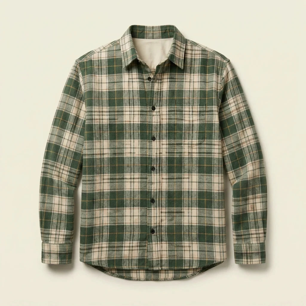 Plaid Shirt 03 — Green — image 2 of 2